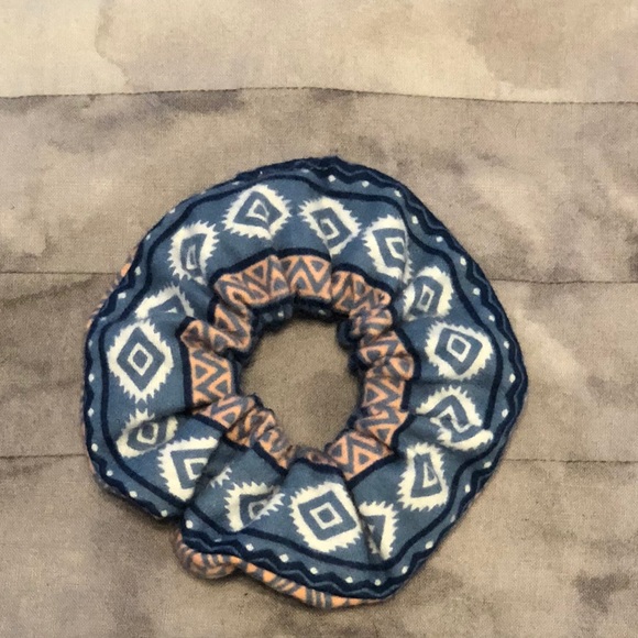 Blue and White Scrunchie - Picture 2 of 2
